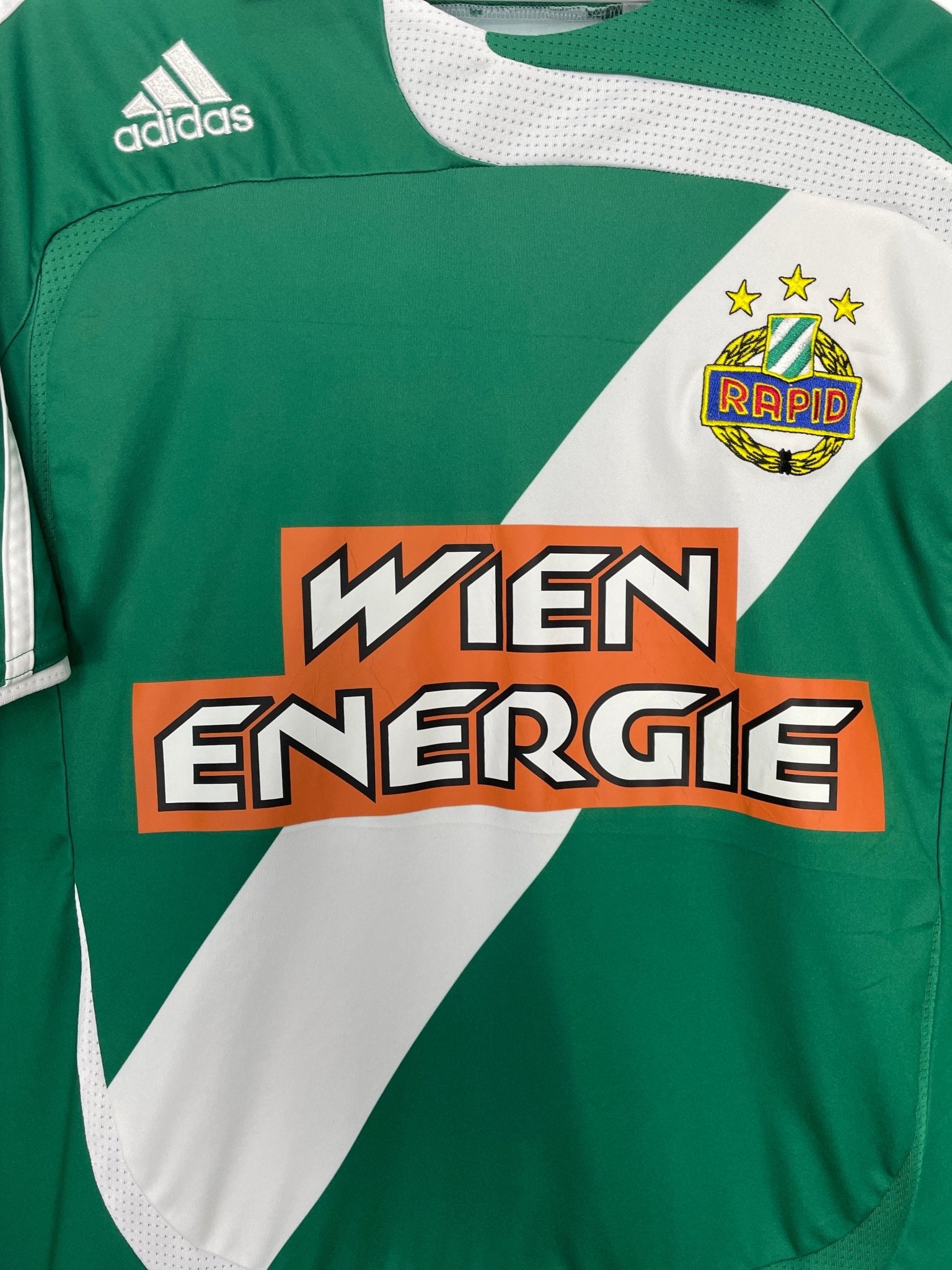 Shop 2007/08 RAPID VIENNA HOME SHIRT (M) ADIDAS, classic football shirts, vintage football shirts & retro soccer jerseys at Cult Kits