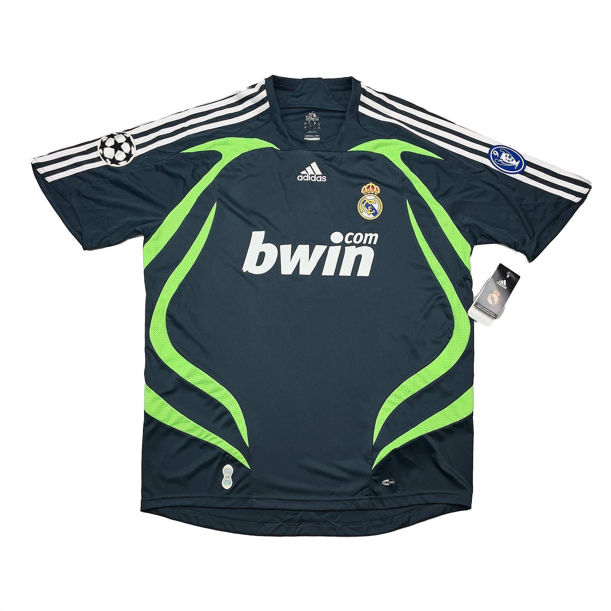Buy 2007/08 Real Madrid Guti Haz 14 *BNWT with defect* C/L Third Shirt (XL) Adidas ~ Free worldwide shipping available ~ Authentic Vintage Football Shirts from Cult Kits