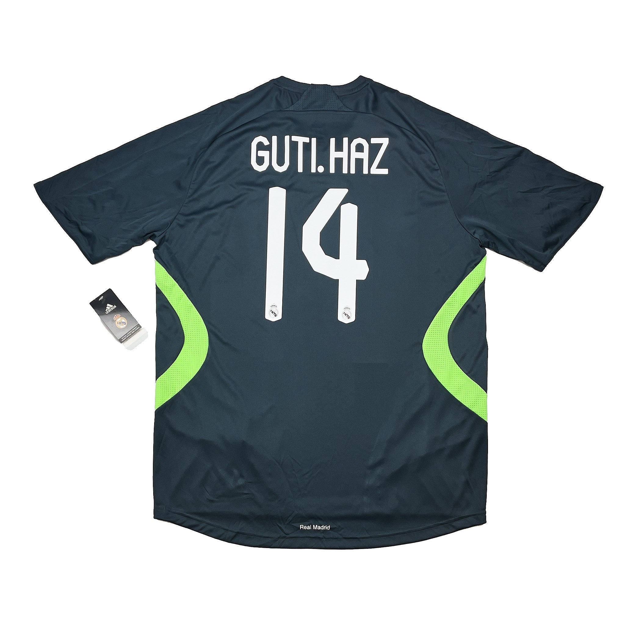 Buy 2007/08 Real Madrid Guti Haz 14 *BNWT with defect* C/L Third Shirt (XL) Adidas ~ Free worldwide shipping available ~ Authentic Vintage Football Shirts from Cult Kits