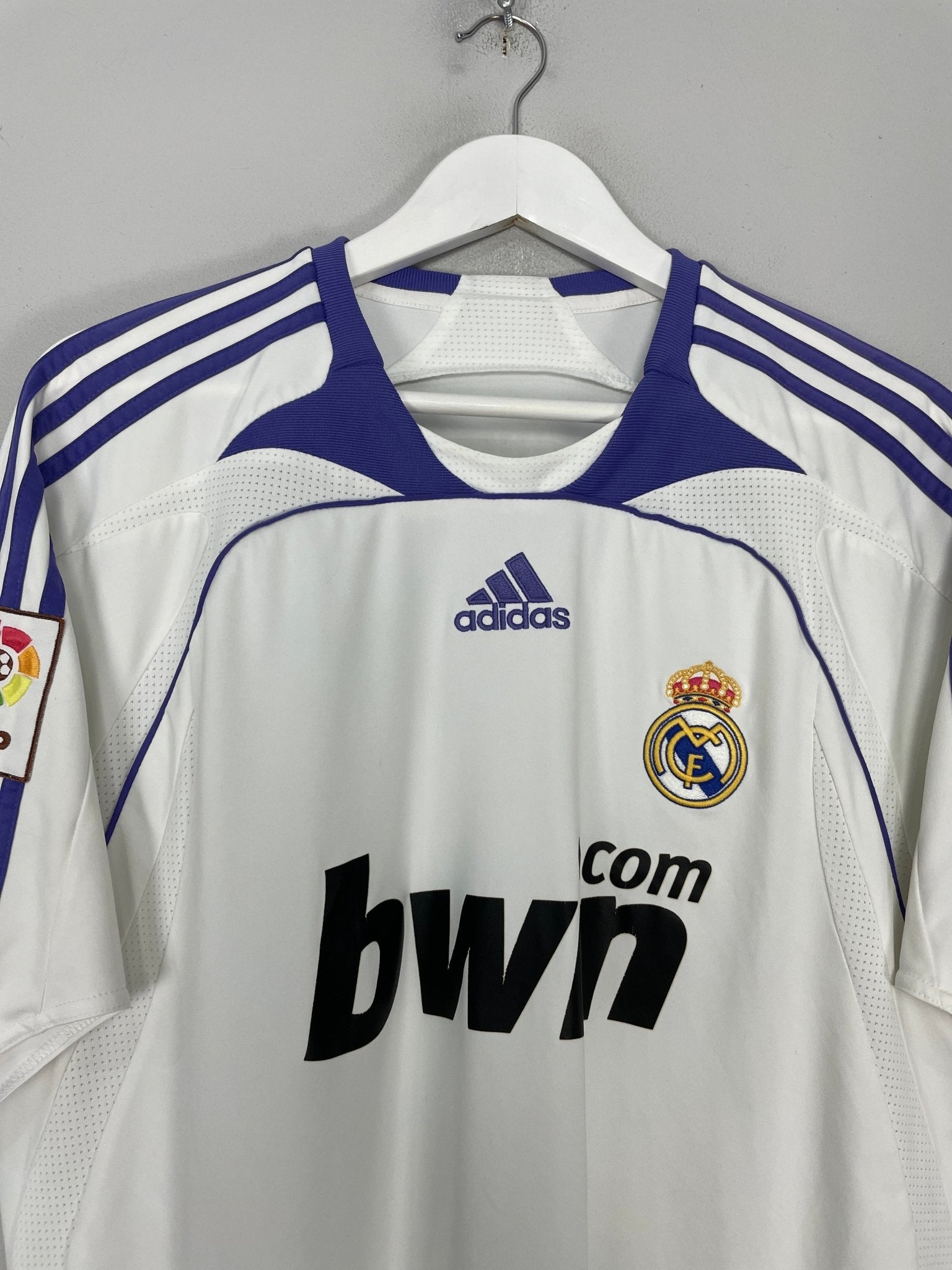 Shop 2007/08 REAL MADRID GUTI HAZ #14 HOME SHIRT (XL) ADIDAS, classic football shirts, vintage football shirts & retro soccer jerseys at Cult Kits