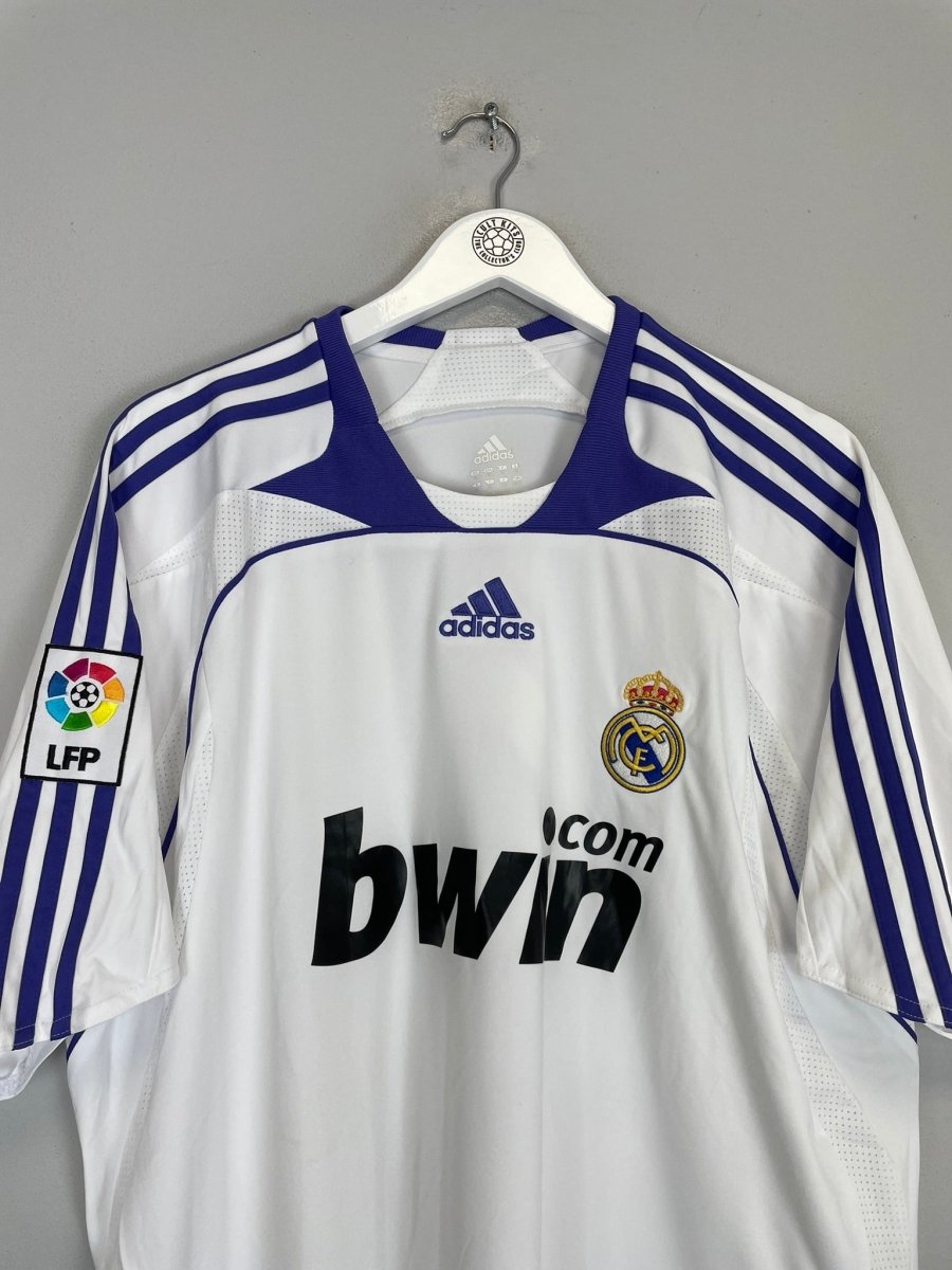 2007/08 REAL MADRID GUTI HAZ 14 HOME SHIRT (XL) ADIDAS - Cult Kits - XL - Buy Vintage Football Shirts, Authentic Retro Football Shirts For Sale, Classic Football Shirts & Soccer Jersey