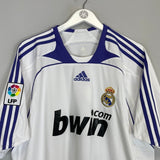 2007/08 REAL MADRID GUTI HAZ 14 HOME SHIRT (XL) ADIDAS - Cult Kits - XL - Buy Vintage Football Shirts, Authentic Retro Football Shirts For Sale, Classic Football Shirts & Soccer Jersey