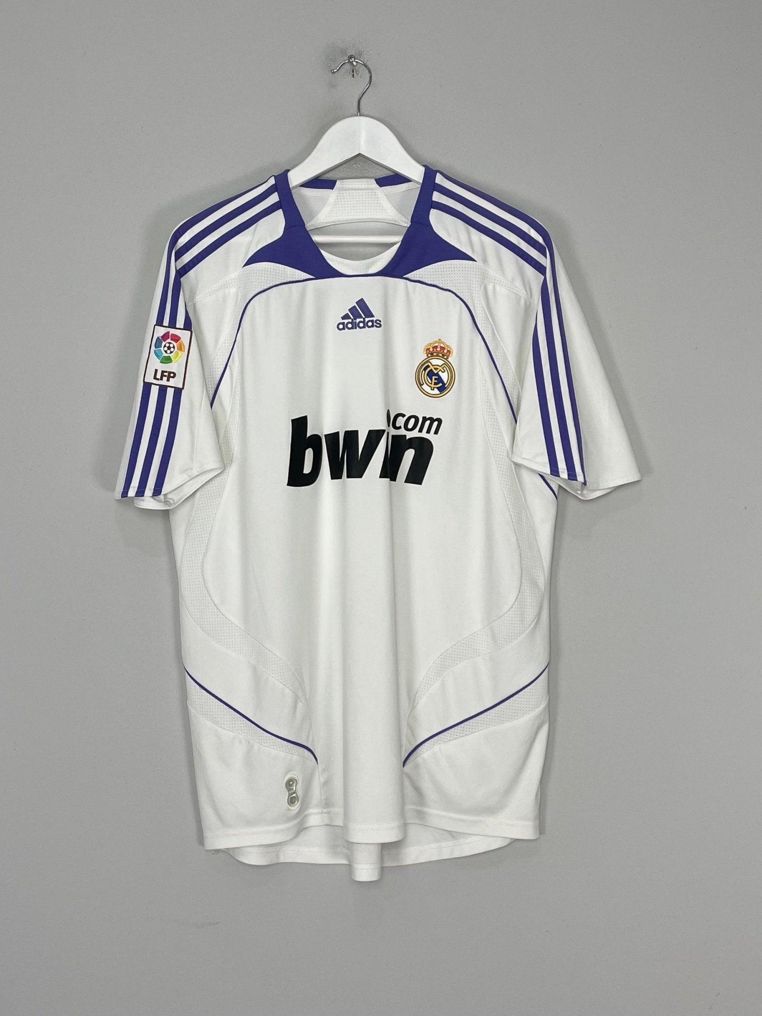 Shop 2007/08 REAL MADRID GUTI HAZ #14 HOME SHIRT (XL) ADIDAS, classic football shirts, vintage football shirts & retro soccer jerseys at Cult Kits