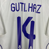 Shop 2007/08 REAL MADRID GUTI HAZ #14 HOME SHIRT (XL) ADIDAS, classic football shirts, vintage football shirts & retro soccer jerseys at Cult Kits