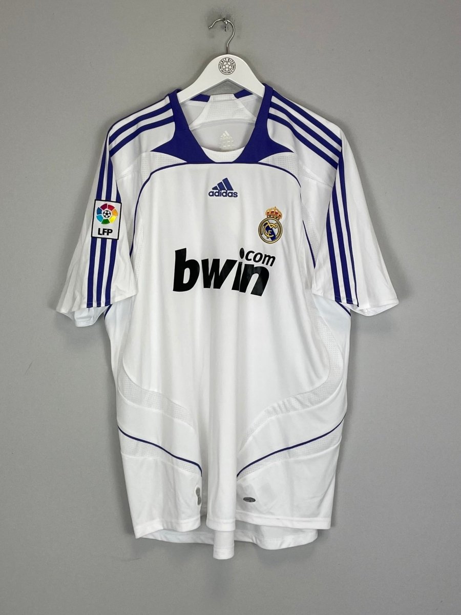 2007/08 REAL MADRID GUTI HAZ 14 HOME SHIRT (XL) ADIDAS - Cult Kits - XL - Buy Vintage Football Shirts, Authentic Retro Football Shirts For Sale, Classic Football Shirts & Soccer Jersey
