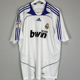 2007/08 REAL MADRID GUTI HAZ 14 HOME SHIRT (XL) ADIDAS - Cult Kits - XL - Buy Vintage Football Shirts, Authentic Retro Football Shirts For Sale, Classic Football Shirts & Soccer Jersey