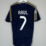 Shop 2007/08 REAL MADRID RAUL #7 AWAY SHIRT (S) ADIDAS, classic football shirts, vintage football shirts & retro soccer jerseys at Cult Kits
