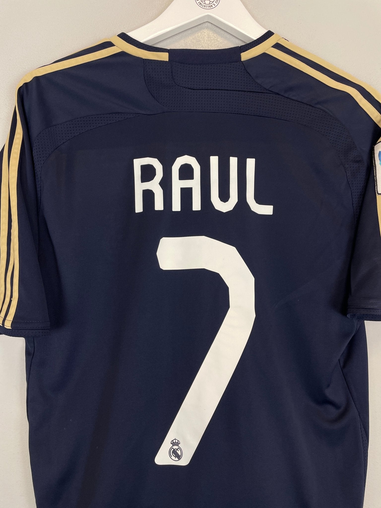 Shop 2007/08 REAL MADRID RAUL #7 AWAY SHIRT (S) ADIDAS, classic football shirts, vintage football shirts & retro soccer jerseys at Cult Kits