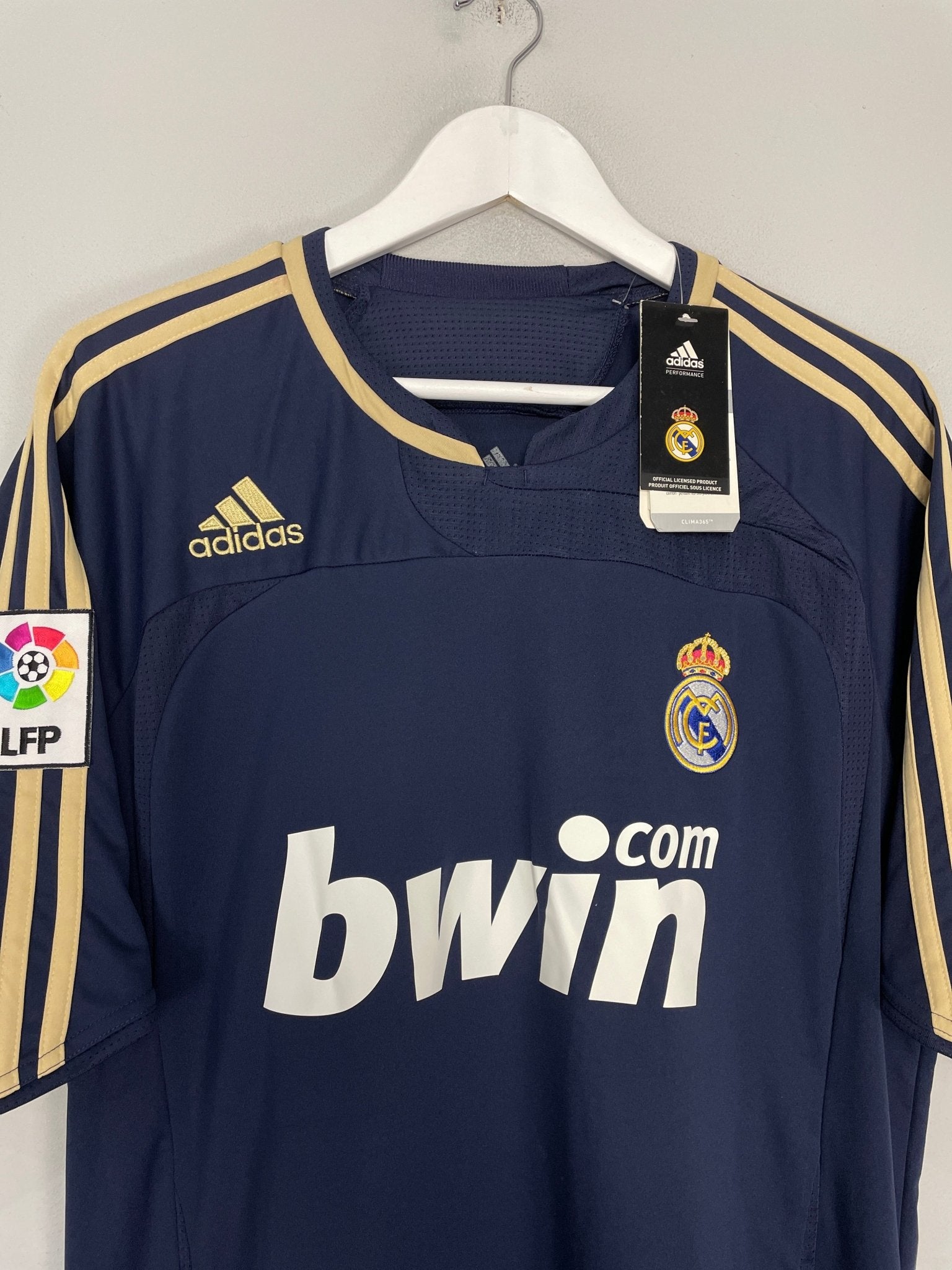 Shop 2007/08 REAL MADRID RAUL #7 *BNWT* AWAY SHIRT (L) ADIDAS, classic football shirts, vintage football shirts & retro soccer jerseys at Cult Kits