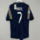 Shop 2007/08 REAL MADRID RAUL #7 *BNWT* AWAY SHIRT (L) ADIDAS, classic football shirts, vintage football shirts & retro soccer jerseys at Cult Kits