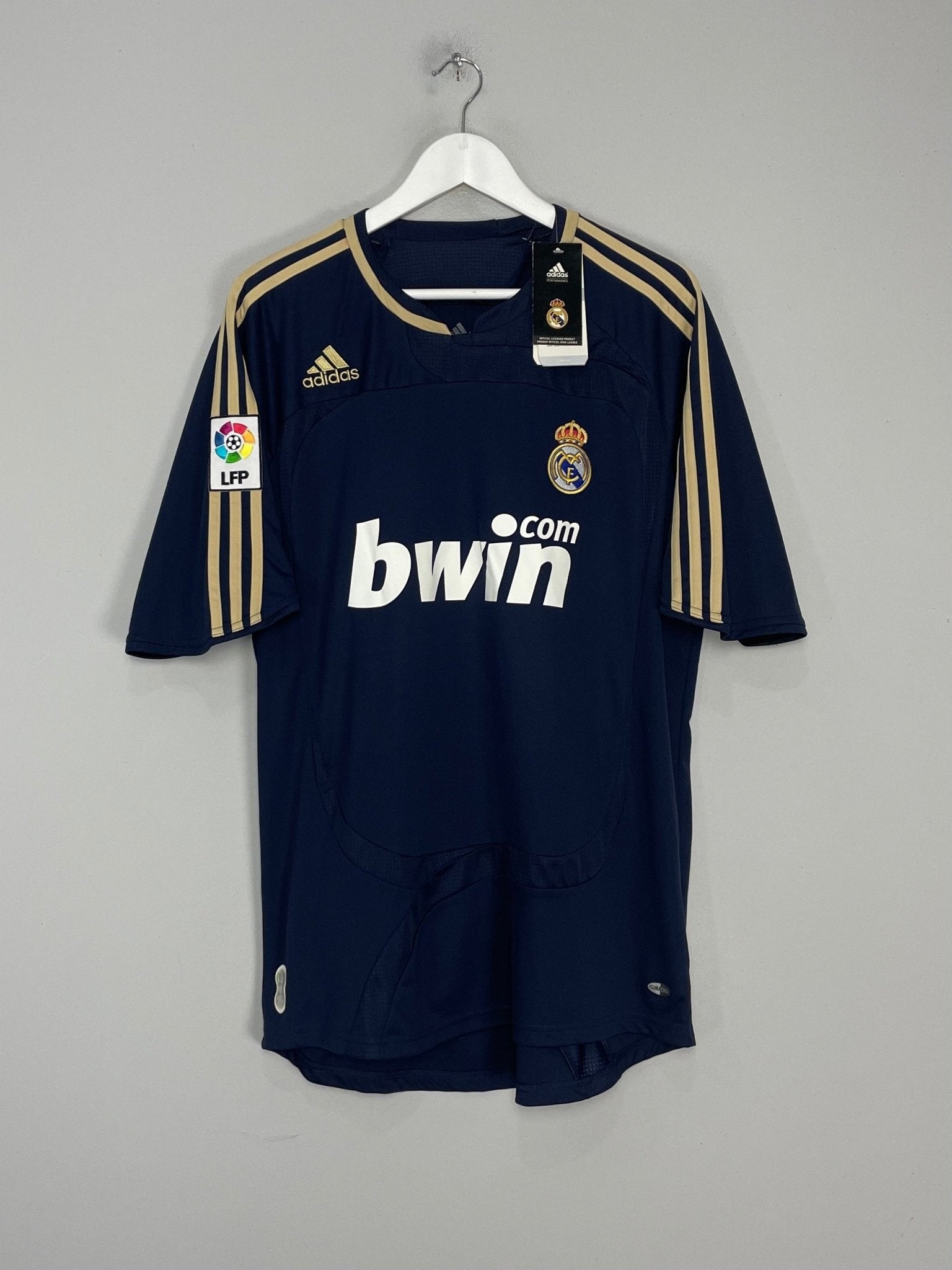 Shop 2007/08 REAL MADRID RAUL #7 *BNWT* AWAY SHIRT (L) ADIDAS, classic football shirts, vintage football shirts & retro soccer jerseys at Cult Kits