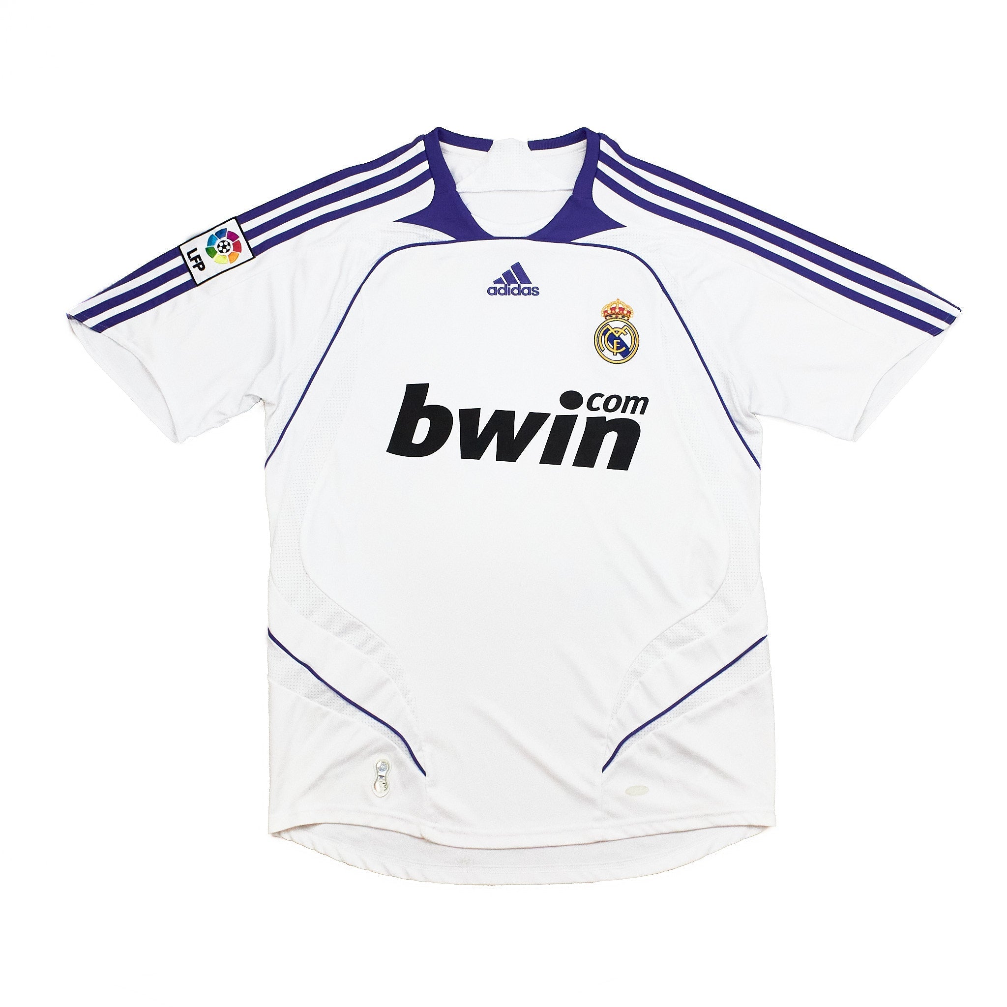 Buy 2007/08 Real Madrid Raul 7 Home Shirt (L) Adidas ~ Free worldwide shipping ~ Authentic Vintage Football Shirts from Cult Kits