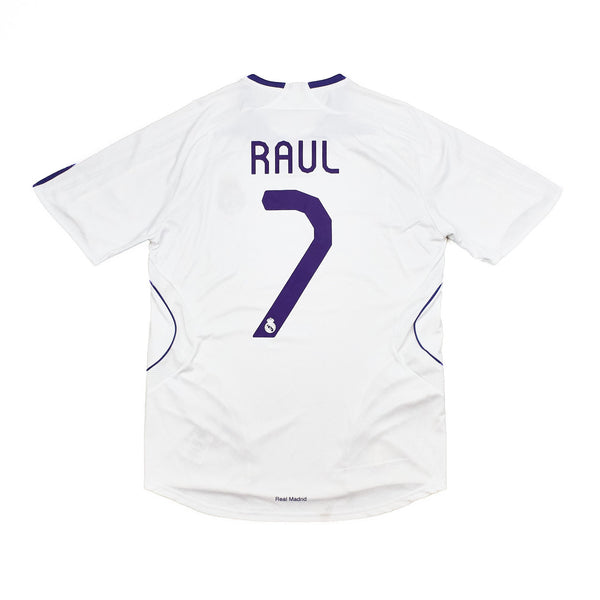 2007/08 Real Madrid Raul #7 Home Shirt (L) Adidas – Cult Kits