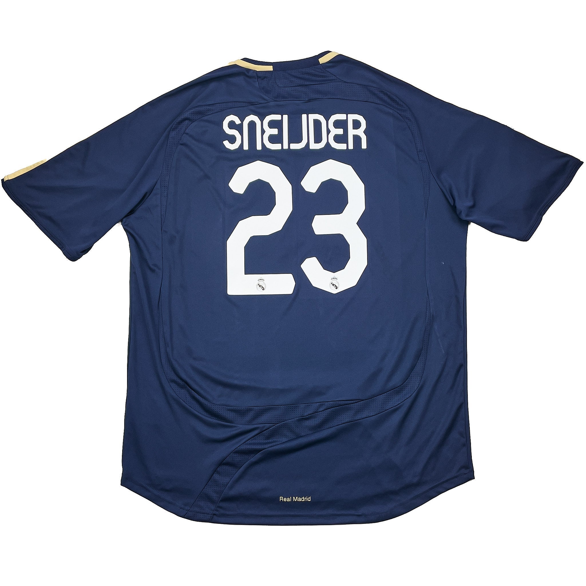 Buy 2007/08 REAL MADRID SNEIJDER 23 AWAY SHIRT (XL) ADIDAS ~ Free worldwide shipping available ~ Authentic Vintage Football Shirts from Cult Kits