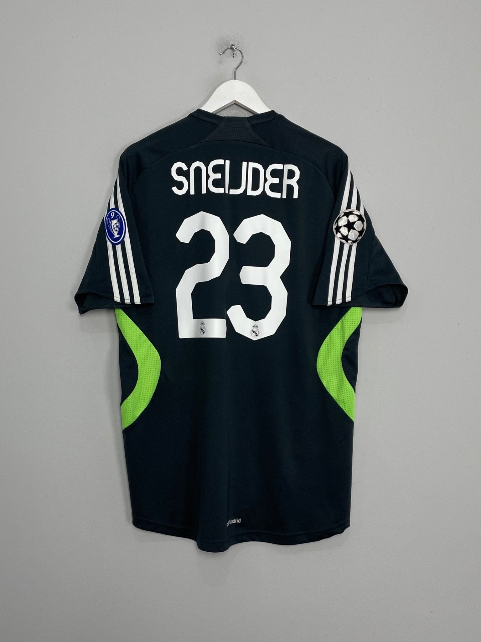 Shop 2007/08 REAL MADRID SNEIJDER #23 C/L THIRD SHIRT (L) ADIDAS, classic football shirts, vintage football shirts & retro soccer jerseys at Cult Kits