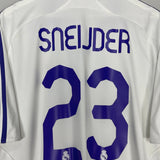 Shop 2007/08 REAL MADRID SNEIJDER #23 HOME SHIRT (XL) ADIDAS, classic football shirts, vintage football shirts & retro soccer jerseys at Cult Kits