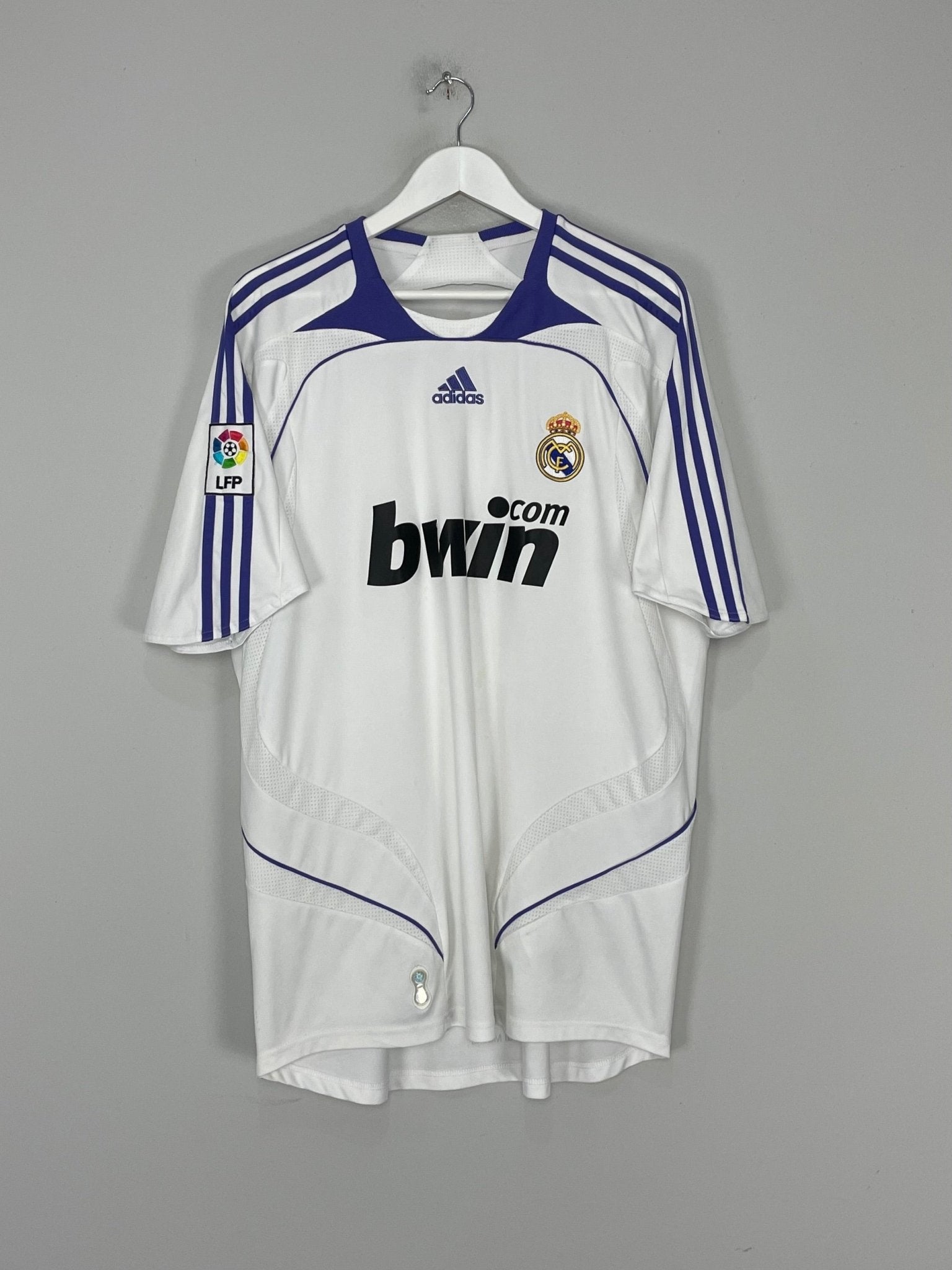 Shop 2007/08 REAL MADRID SNEIJDER #23 HOME SHIRT (XL) ADIDAS, classic football shirts, vintage football shirts & retro soccer jerseys at Cult Kits