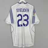 Shop 2007/08 REAL MADRID SNEIJDER #23 HOME SHIRT (XL) ADIDAS, classic football shirts, vintage football shirts & retro soccer jerseys at Cult Kits