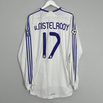 Shop 2007/08 REAL MADRID V.NISTELROOY #12 L/S C/L HOME SHIRT (L) ADIDAS, classic football shirts, vintage football shirts & retro soccer jerseys at Cult Kits