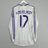 Shop 2007/08 REAL MADRID V.NISTELROOY #12 L/S C/L HOME SHIRT (L) ADIDAS, classic football shirts, vintage football shirts & retro soccer jerseys at Cult Kits