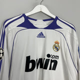 Shop 2007/08 REAL MADRID V.NISTELROOY #12 L/S C/L HOME SHIRT (L) ADIDAS, classic football shirts, vintage football shirts & retro soccer jerseys at Cult Kits
