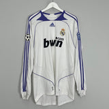 Shop 2007/08 REAL MADRID V.NISTELROOY #12 L/S C/L HOME SHIRT (L) ADIDAS, classic football shirts, vintage football shirts & retro soccer jerseys at Cult Kits