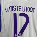 Shop 2007/08 REAL MADRID V.NISTELROOY #17 C/L HOME SHIRT (XL) ADIDAS, classic football shirts, vintage football shirts & retro soccer jerseys at Cult Kits