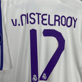 Shop 2007/08 REAL MADRID V.NISTELROOY #17 C/L HOME SHIRT (XL) ADIDAS, classic football shirts, vintage football shirts & retro soccer jerseys at Cult Kits