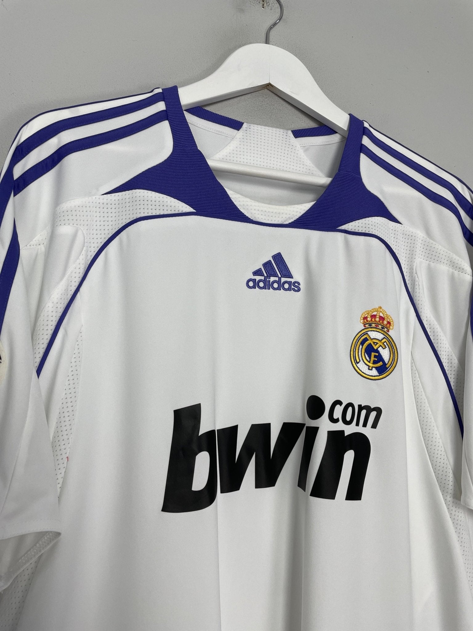 Shop 2007/08 REAL MADRID V.NISTELROOY #17 C/L HOME SHIRT (XL) ADIDAS, classic football shirts, vintage football shirts & retro soccer jerseys at Cult Kits