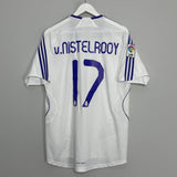 Shop 2007/08 REAL MADRID V.NISTELROOY #17 HOME SHIRT (M) ADIDAS, classic football shirts, vintage football shirts & retro soccer jerseys at Cult Kits