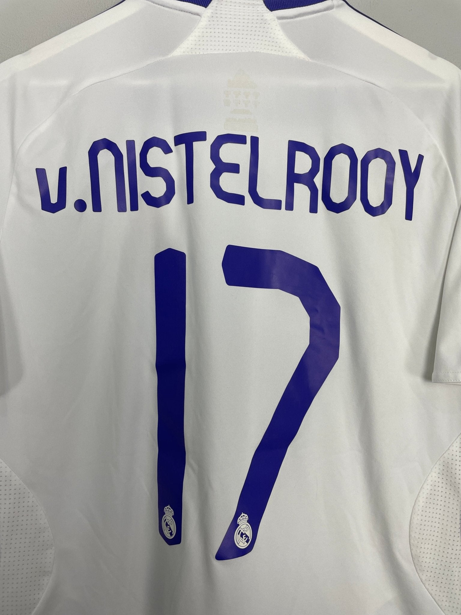 2007/08 REAL MADRID V.NISTELROOY #17 HOME SHIRT (M) ADIDAS – Cult Kits