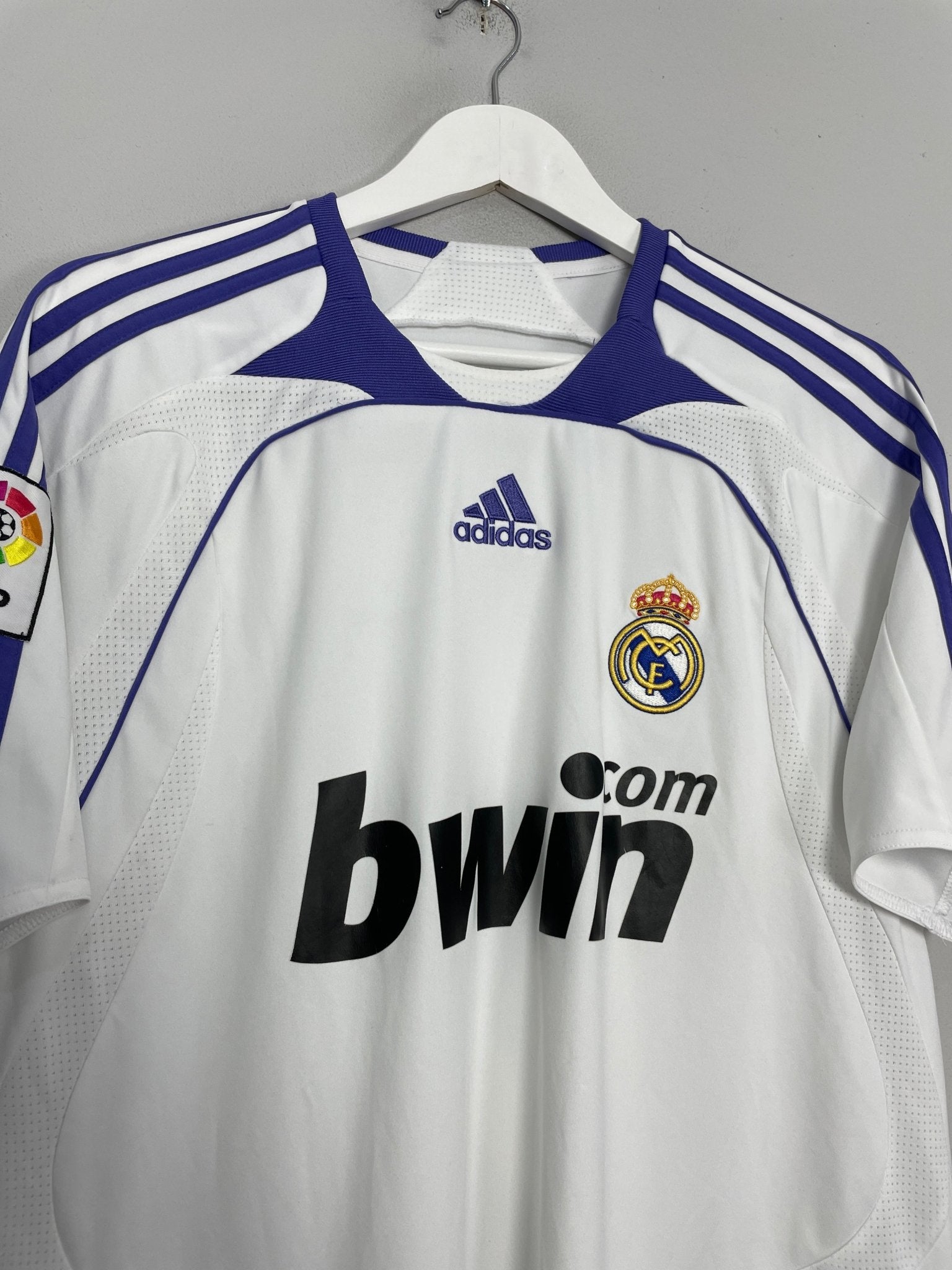Shop 2007/08 REAL MADRID V.NISTELROOY #17 HOME SHIRT (M) ADIDAS, classic football shirts, vintage football shirts & retro soccer jerseys at Cult Kits