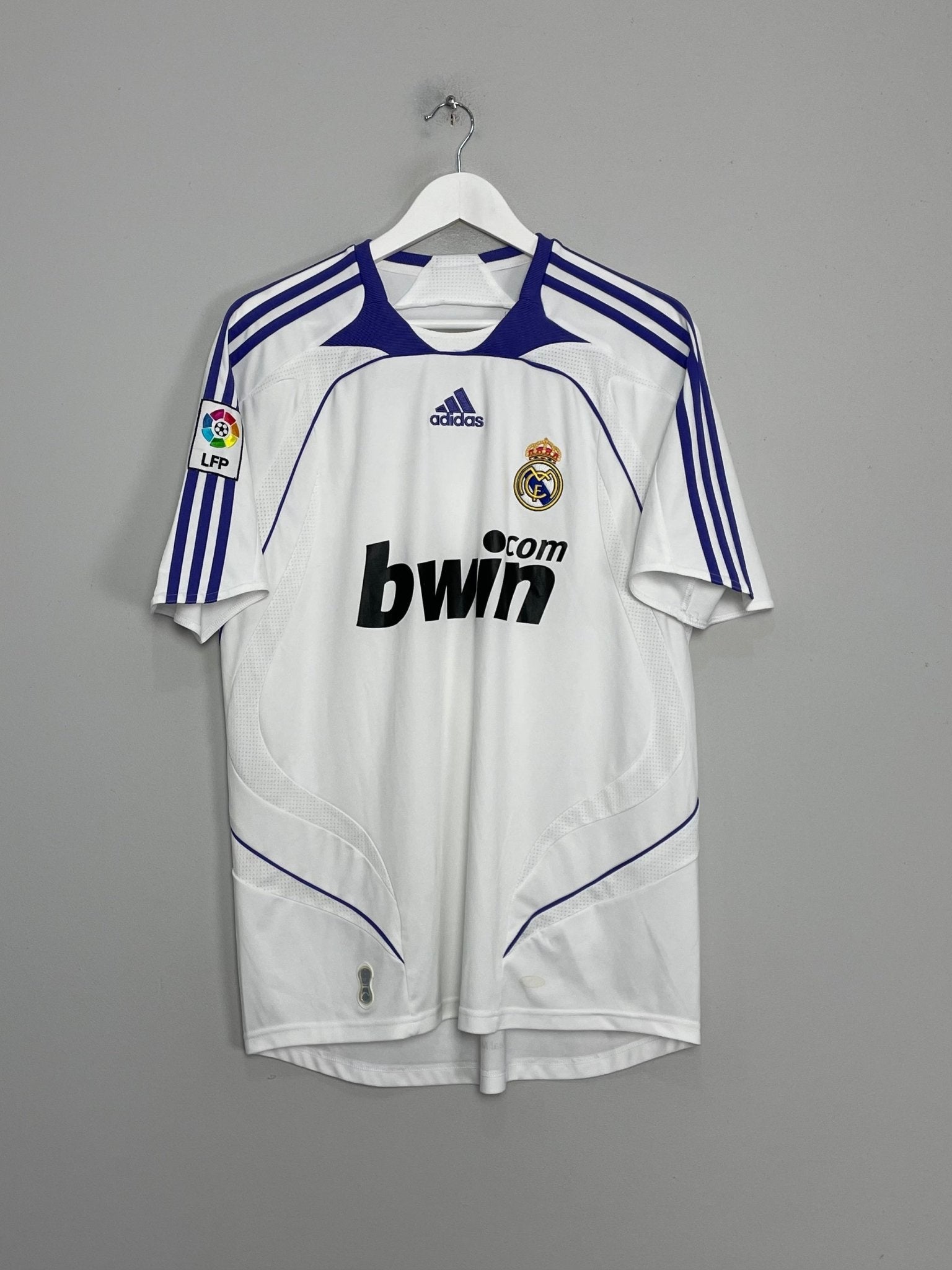 Shop 2007/08 REAL MADRID V.NISTELROOY #17 HOME SHIRT (M) ADIDAS, classic football shirts, vintage football shirts & retro soccer jerseys at Cult Kits