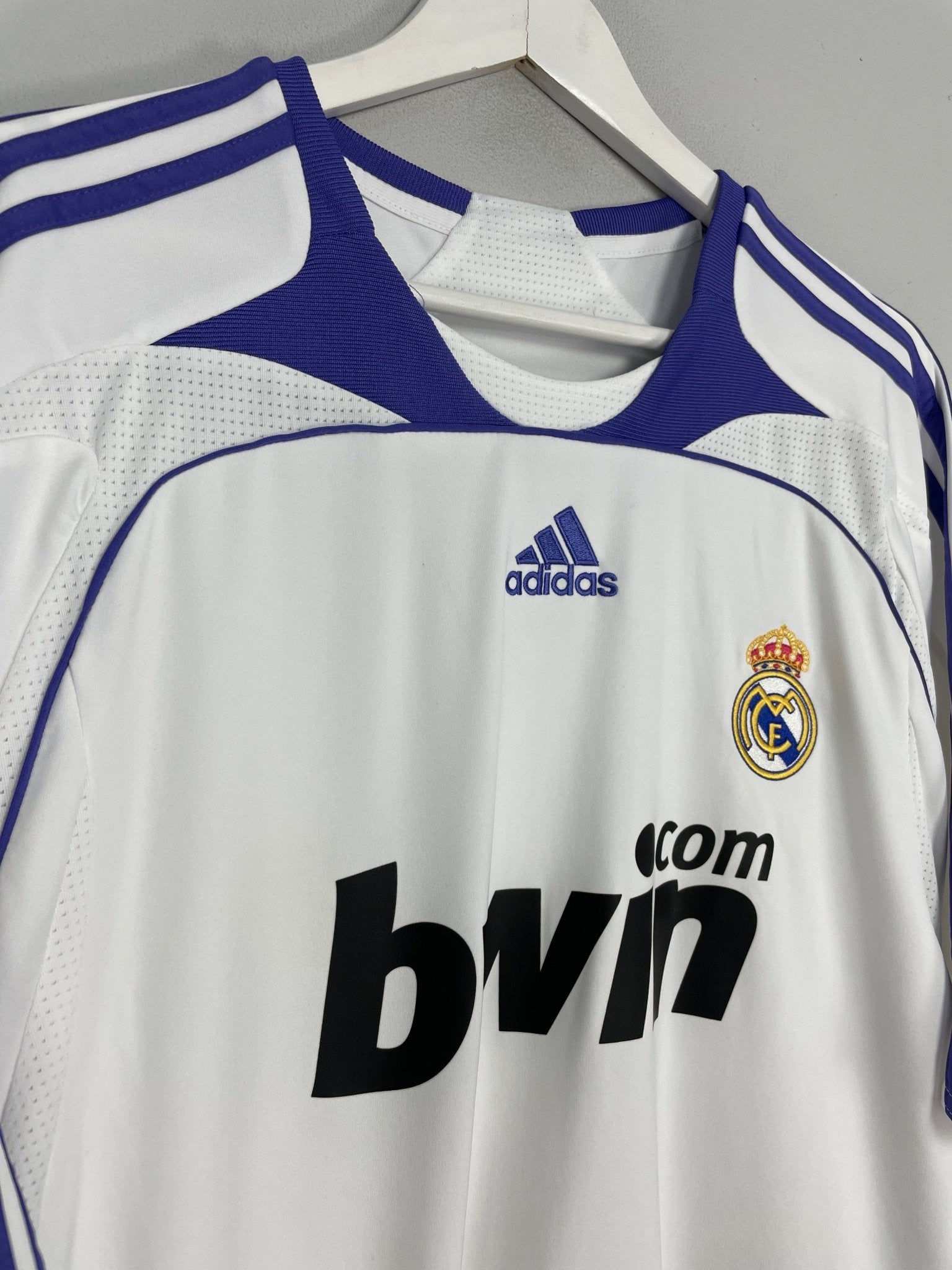 Shop 2007/08 REAL MADRID V.NISTELROOY #17 HOME SHIRT (XXL) ADIDAS, classic football shirts, vintage football shirts & retro soccer jerseys at Cult Kits