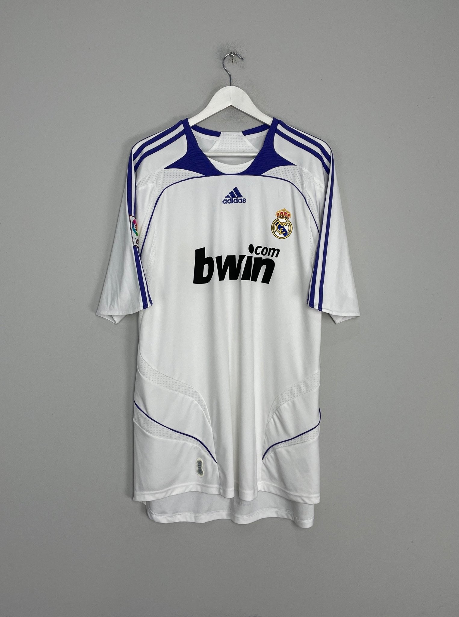 Shop 2007/08 REAL MADRID V.NISTELROOY #17 HOME SHIRT (XXL) ADIDAS, classic football shirts, vintage football shirts & retro soccer jerseys at Cult Kits