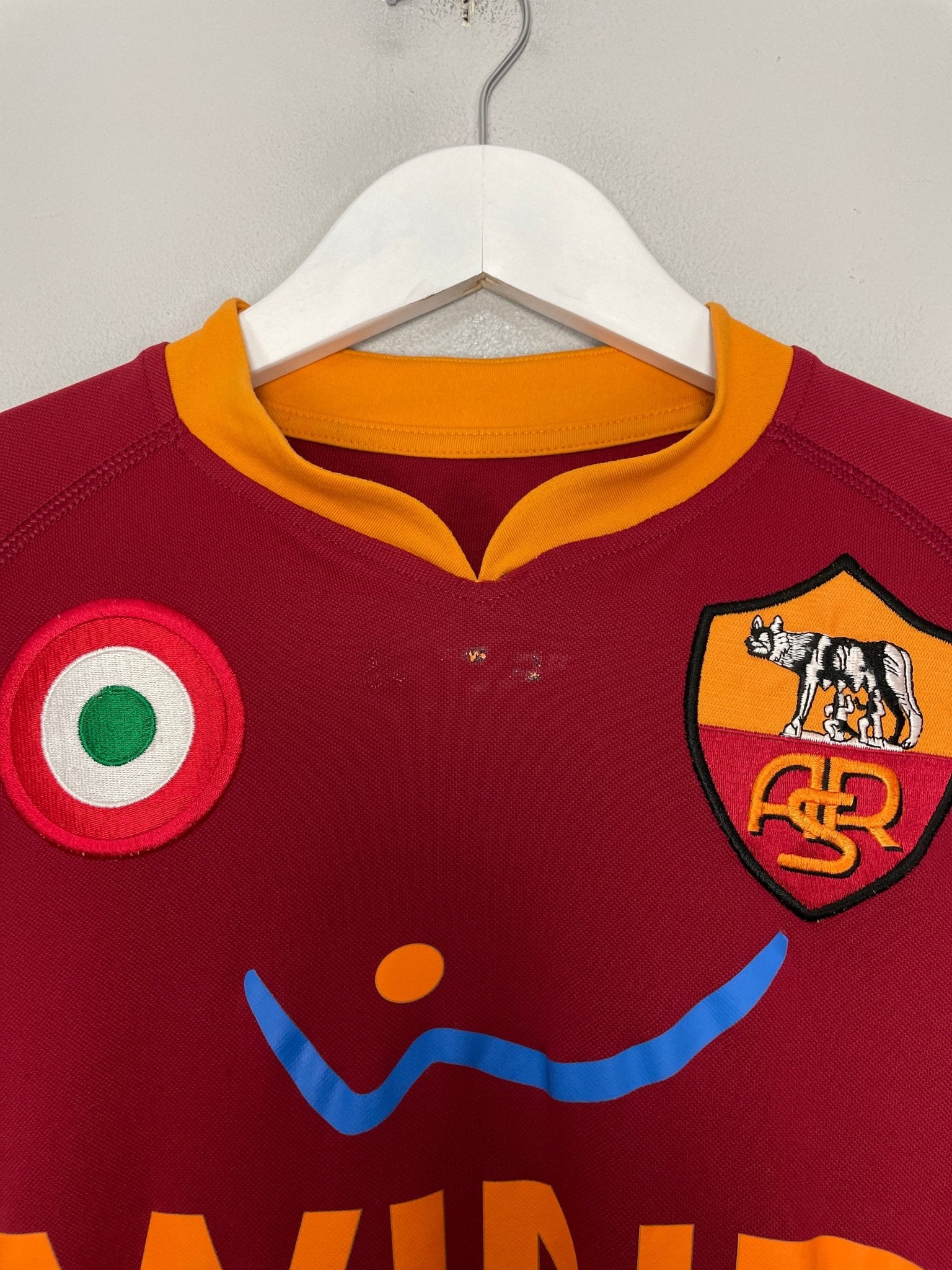 Shop 2007/08 ROMA TOTTI #10 HOME SHIRT (L) KAPPA, classic football shirts, vintage football shirts & retro soccer jerseys at Cult Kits