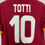 Shop 2007/08 ROMA TOTTI #10 HOME SHIRT (L) KAPPA, classic football shirts, vintage football shirts & retro soccer jerseys at Cult Kits