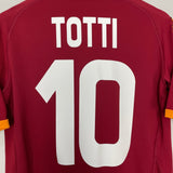 Shop 2007/08 ROMA TOTTI #10 HOME SHIRT (L) KAPPA, classic football shirts, vintage football shirts & retro soccer jerseys at Cult Kits