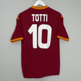 Shop 2007/08 ROMA TOTTI #10 HOME SHIRT (L) KAPPA, classic football shirts, vintage football shirts & retro soccer jerseys at Cult Kits