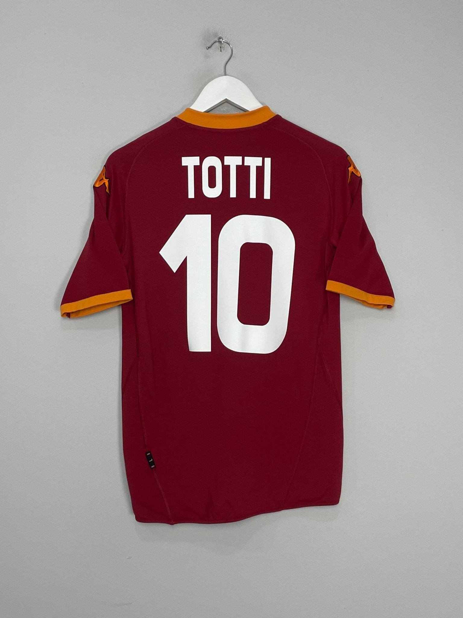 Shop 2007/08 ROMA TOTTI #10 HOME SHIRT (L) KAPPA, classic football shirts, vintage football shirts & retro soccer jerseys at Cult Kits