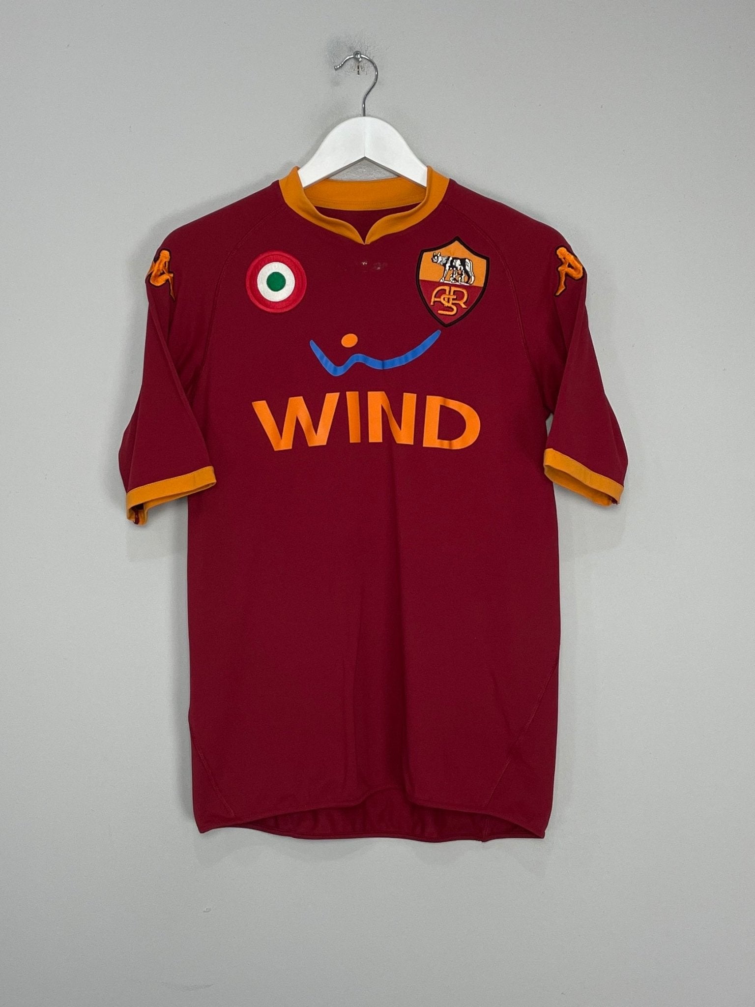 Shop 2007/08 ROMA TOTTI #10 HOME SHIRT (L) KAPPA, classic football shirts, vintage football shirts & retro soccer jerseys at Cult Kits
