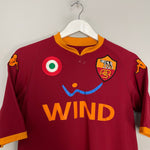 Shop 2007/08 ROMA TOTTI #10 HOME SHIRT (L) KAPPA, classic football shirts, vintage football shirts & retro soccer jerseys at Cult Kits