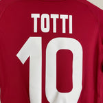 Shop 2007/08 ROMA TOTTI #10 HOME SHIRT (M) KAPPA, classic football shirts, vintage football shirts & retro soccer jerseys at Cult Kits
