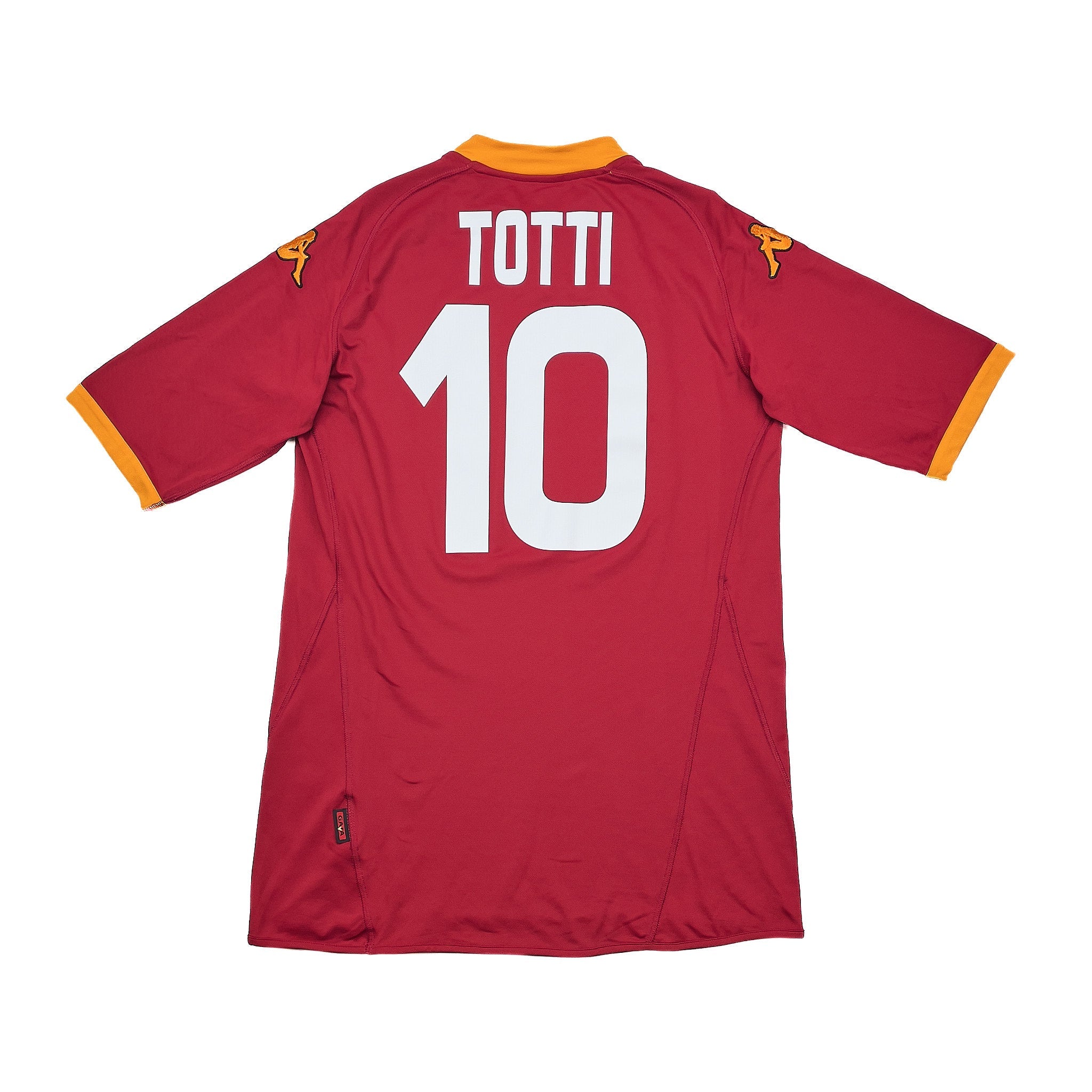 Buy 2007/08 ROMA TOTTI 10 HOME SHIRT (XL) KAPPA ~ Free worldwide shipping available ~ Authentic Vintage Football Shirts from Cult Kits