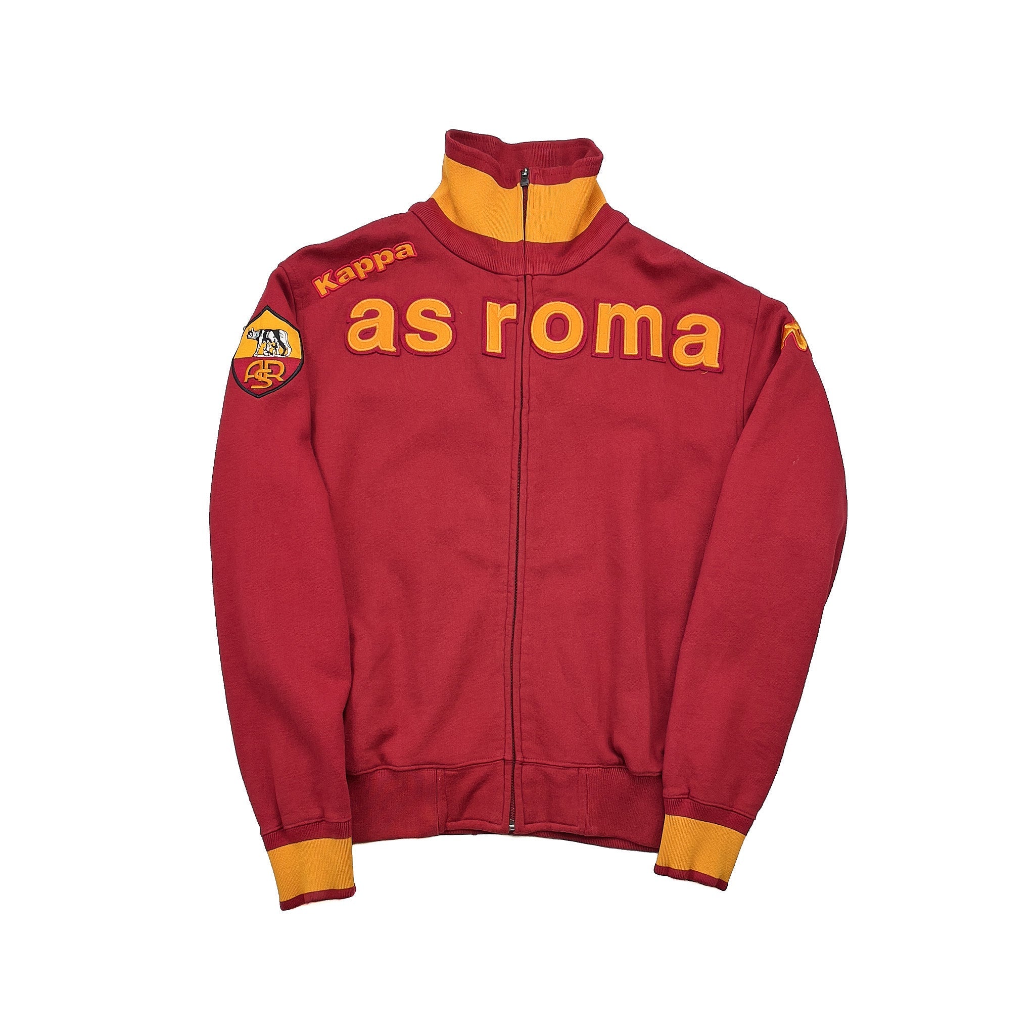 Buy 2007/08 Roma Track Jacket (S) Kappa ~ Free worldwide shipping ~ Authentic Vintage Football Shirts from Cult Kits