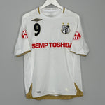 Shop 2007/08 SANTOS #9 HOME SHIRT (S) UMBRO, classic football shirts, vintage football shirts & retro soccer jerseys at Cult Kits