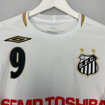 Shop 2007/08 SANTOS #9 HOME SHIRT (S) UMBRO, classic football shirts, vintage football shirts & retro soccer jerseys at Cult Kits