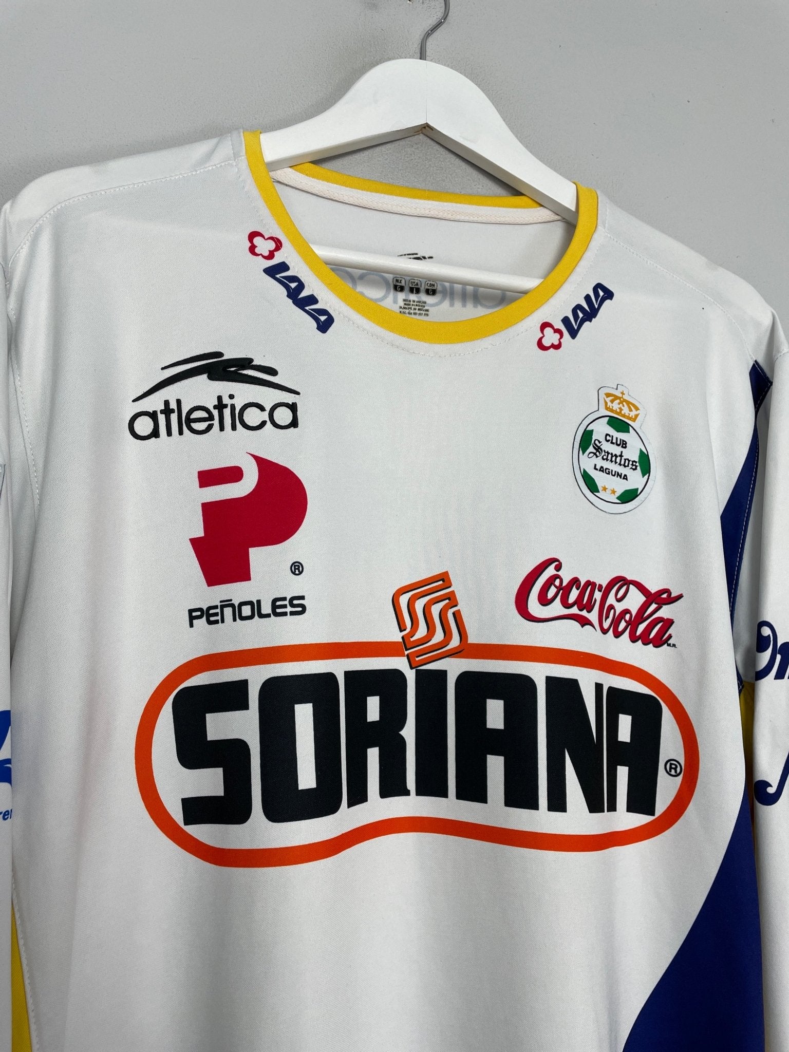 Shop 2007/08 SANTOS LAGUNA GK SHIRT (L) ATLETICA, classic football shirts, vintage football shirts & retro soccer jerseys at Cult Kits