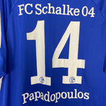 Shop 2007/08 SCHALKE PAPADOPOULOS #14 HOME SHIRT (XL) ADIDAS, classic football shirts, vintage football shirts & retro soccer jerseys at Cult Kits