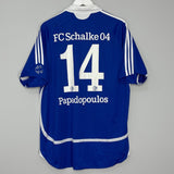 Shop 2007/08 SCHALKE PAPADOPOULOS #14 HOME SHIRT (XL) ADIDAS, classic football shirts, vintage football shirts & retro soccer jerseys at Cult Kits